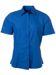 James & Nicholson POPLIN ROYAL női rövid ujjú blúz