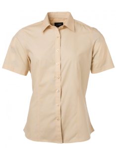 James & Nicholson POPLIN STONE női rövid ujjú blúz