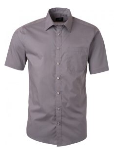 James & Nicholson POPLIN STEEL férfi rövid ujjú ing