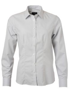 James & Nicholson OXFORD SILVER női hosszú ujjú blúz