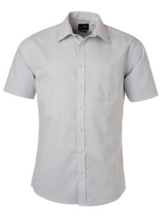 James & Nicholson OXFORD SILVER férfi rövid ujjú ing