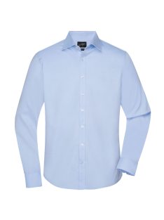   James & Nicholson HERRINGBONE LIGHTBLUE férfi hosszúujjú ing