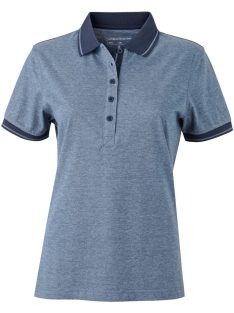 James & Nicholson HEATHER BLUEMELANGE női galléros póló