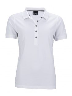 James & Nicholson PIMA WHITE női galléros póló