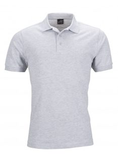   James & Nicholson ELASTIC GREYHEATHER férfi galléros póló