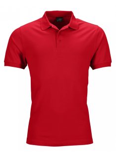 James & Nicholson ELASTIC RED férfi galléros póló