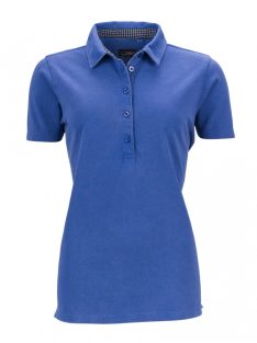 James & Nicholson PRO ROYALNAVYWHITE női galléros póló