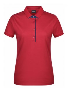 James & Nicholson STRIPE REDNAVY női galléros póló