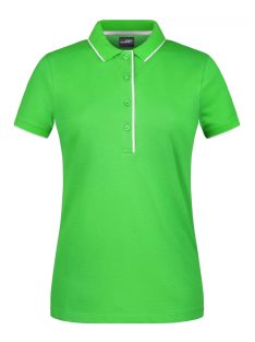 James & Nicholson STRIPE FROGWHITE női galléros póló