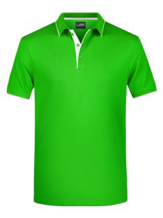 James & Nicholson STRIPE FROGWHITE férfi galléros póló