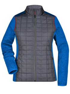 James & Nicholson KNITTED HYBRID ROYALMELANGE női kabát