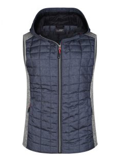 James & Nicholson KNITTED HYBRID LIGHTMELANGE női mellény