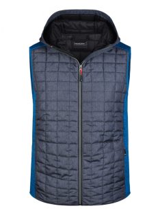   James & Nicholson HYBRID ROYALANTHRACITE férfi bélelt átmeneti mellény