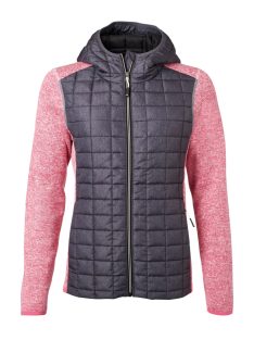   James & Nicholson HYBRID PINKANTHRACITE női bélelt átmeneti kabát