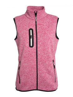 James & Nicholson KNITTED PINKMELANGE női polár mellény