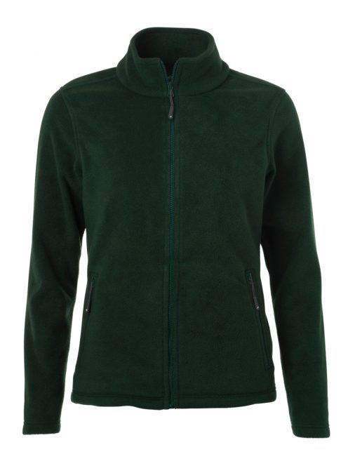 James & Nicholson FLEECE DARKGREEN női polár pulóver