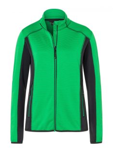   James & Nicholson STRUCTURE GREENCARBON női cipzáras pulóver