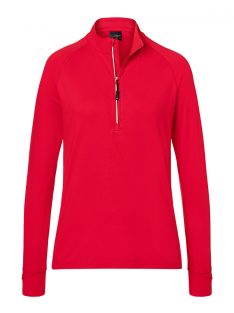 James & Nicholson SPORTS RED női cipzáras pulóver