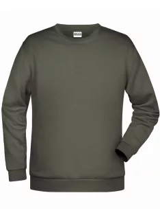 James & Nicholson PROMODARKGREY férfi környakas pulóver