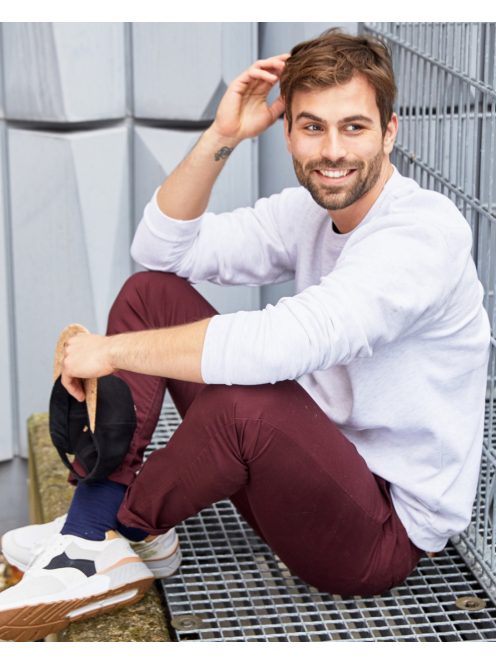 James & Nicholson PROMO GRAPHITE férfi környakas pulóver