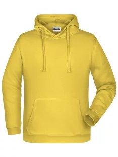 James & Nicholson PROMO YELLOW gyerek kapucnis pulóver