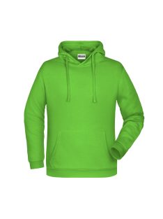James & Nicholson PROMO LIMEGREEN kapucnis férfi pulóver