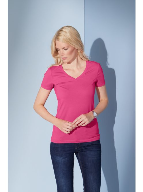 James & Nicholson ELASTIC RED nőI póló