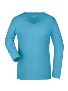 James & Nicholson ELASTIC TURQUOISE női hosszúujjú póló