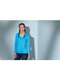 James & Nicholson ELASTIC TURQUOISE női hosszúujjú póló