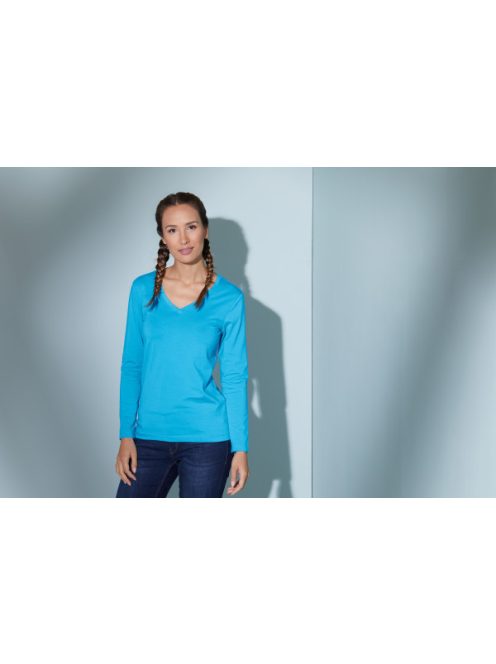 James & Nicholson ELASTIC WHITE női hosszúujjú póló