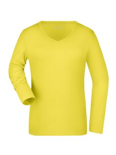 James & Nicholson ELASTIC YELLOW női hosszúujjú póló