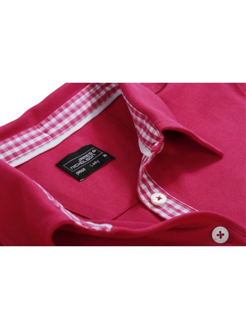 James & Nicholson TRADITIONAL BLACK női galléros póló