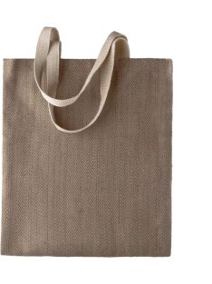   Ki-Mood SHOPPER CAPPUCHINO szövet 100% természetes bevásárló táska - 42x38 cm