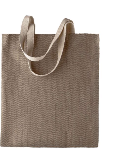 Ki-Mood SHOPPER CAPPUCHINO szövet 100% természetes bevásárló táska - 42x38 cm