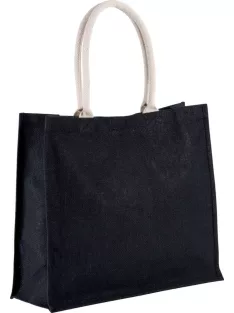 Ki-Mood SHOPPER BLACK szövet táska - 36x42 cm