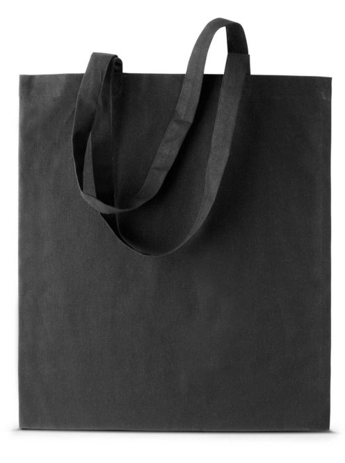 Ki-Mood SHOPPER BLACK szövet bevásárló táska - 42x38 cm