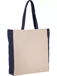   Ki-Mood SHOPPER NAVY szövet erősített bevásárló táska - 42x37 cm